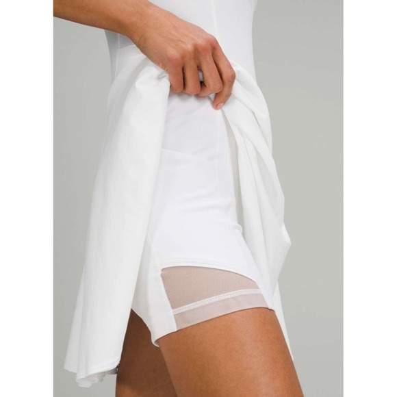 Lululemon Court Crush Dress, White, Size 4 - Picture 4 of 12